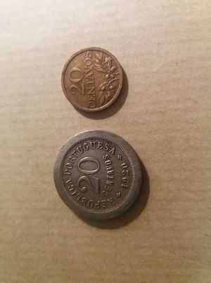Moedas Portuguesas de 1$00 - 2$50 - 50, 20 e 10 Centavos - Impecáveis