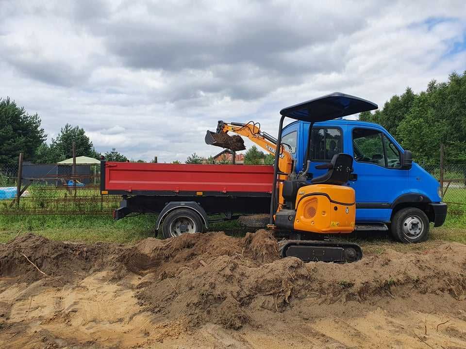 Transport wywrotka materiały gruzu stal drewno węgiel maszyny