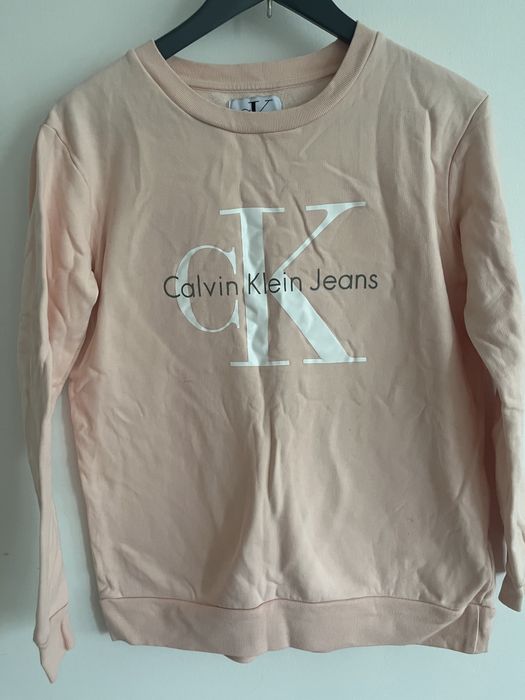 Bluza CK calvin klein brzoskwiniowa ocieplana