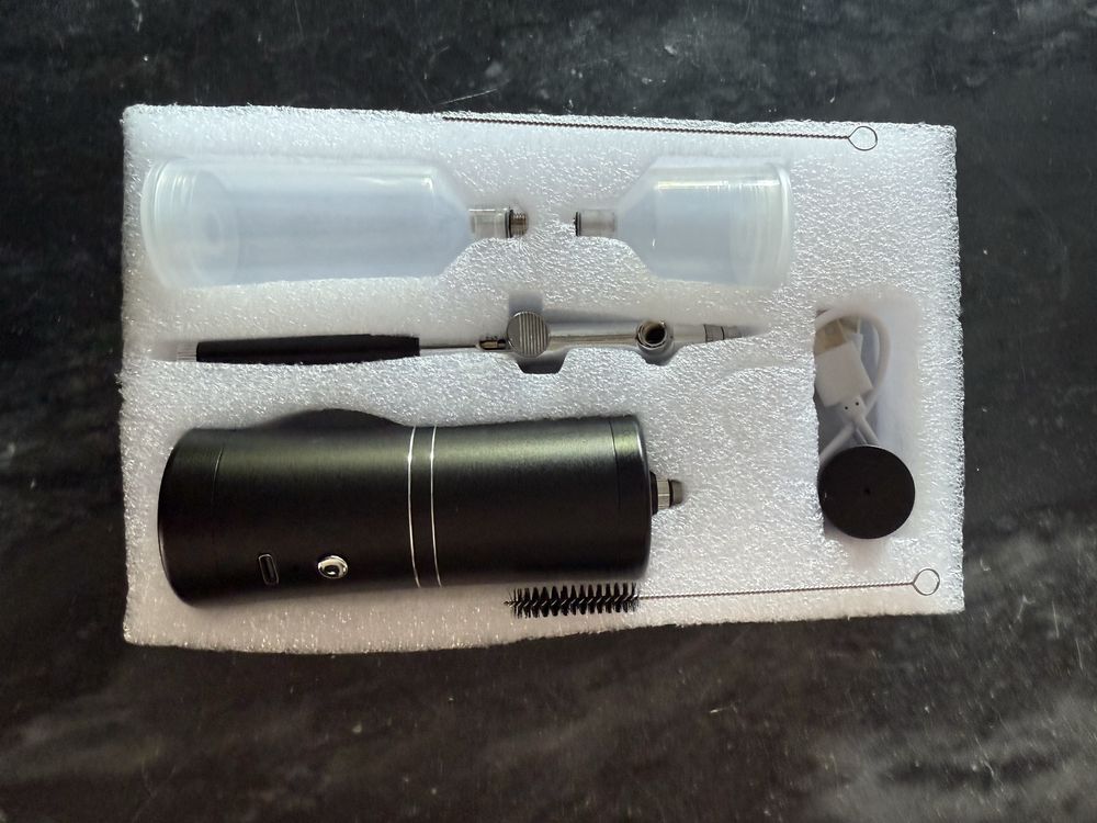Pistola de pintura aerografo com compressor