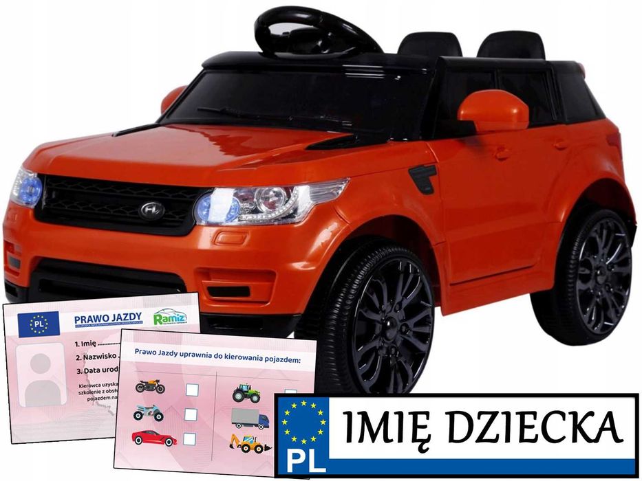 POJAZD ELEKTRYCZNY dla dzieci AUTO PILOT samochód na akumulator RAPID