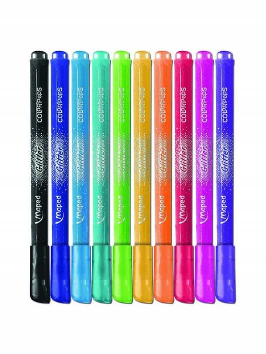 Maped Color'Peps Glitter Flamastry brokatowe 10 sztuk