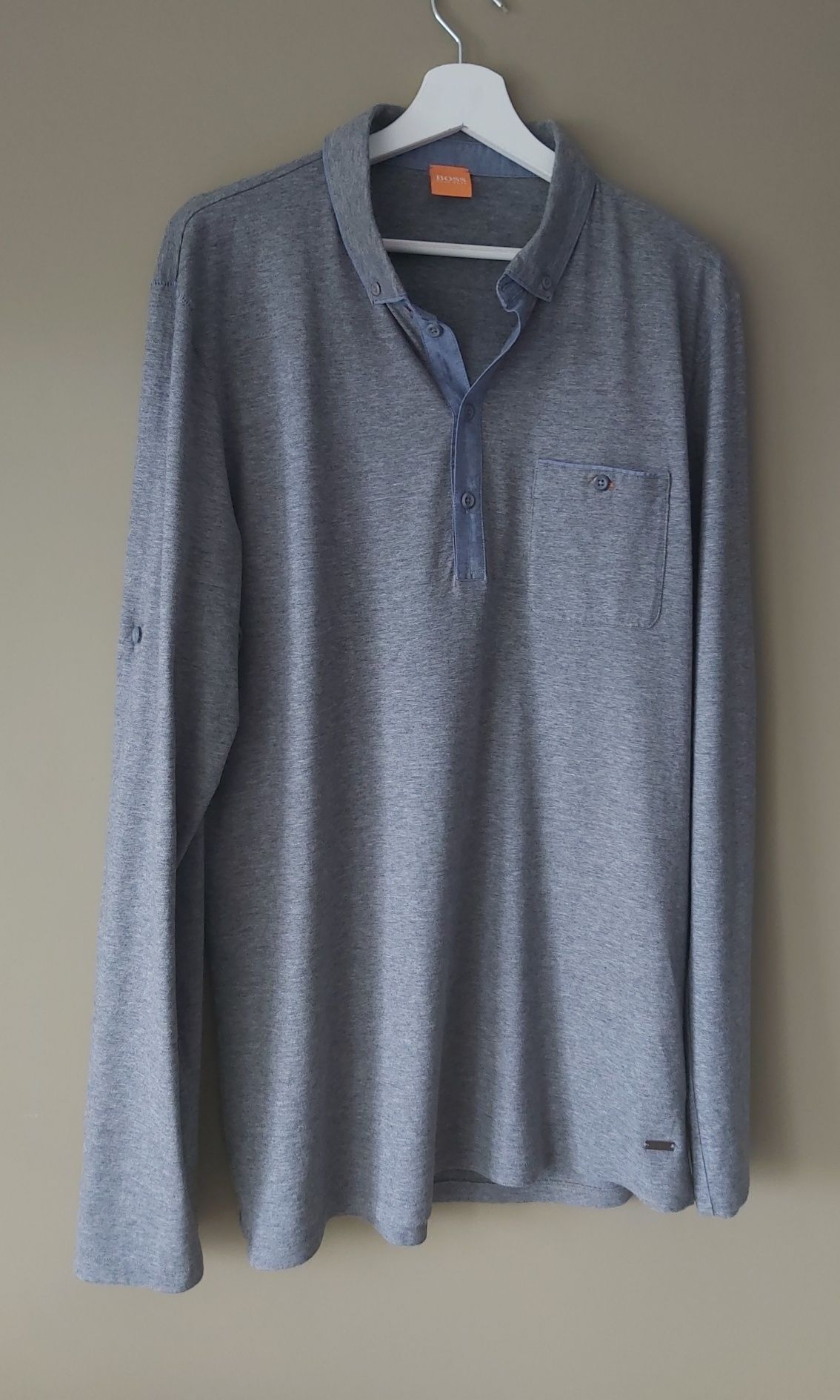 Hugo Boss Orange koszula bawełniana XL na wysokiego męższczyznę