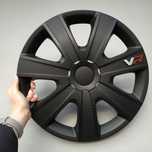 Колпаки на колеса VR Carbon Black черние ковпаки чорні
