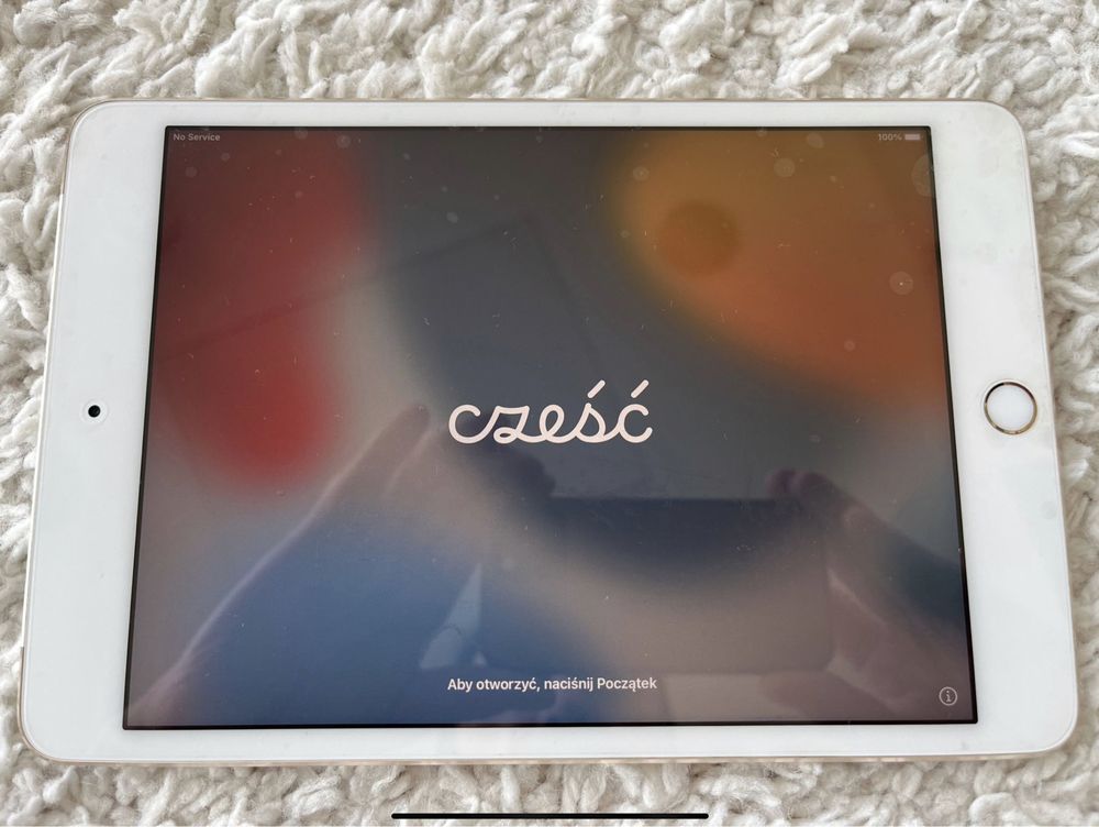 iPad 4 mini 16gb WiFi + Cellular złoty. Stan idealny + nowy Apple case