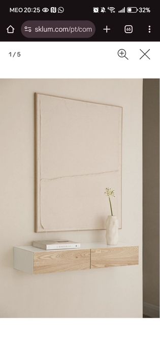 Consola de parede Sklum