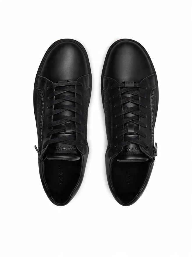 Calvin Klein Jeans 45 Buty Męskie Skórzane Czarne T141