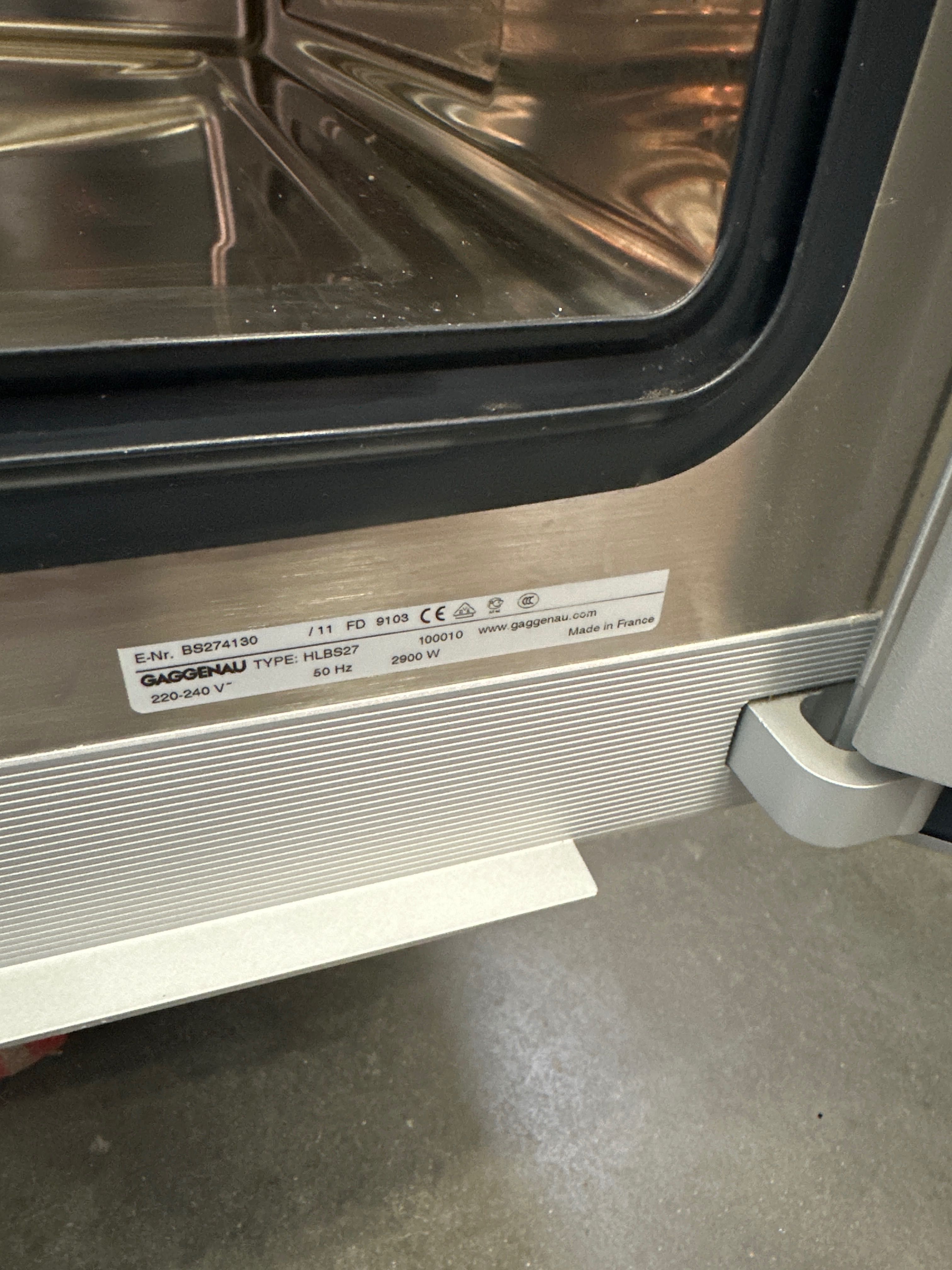 Gaggenau piekarnik  parowy BS274130