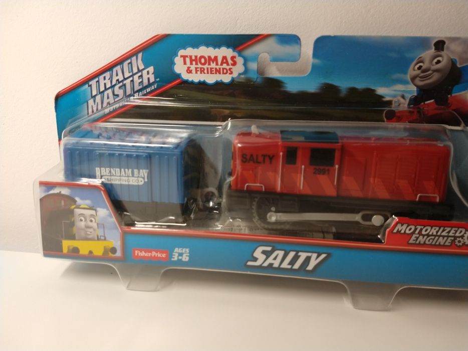 Nowa ciuchcia lokomotywa Tomek salty z napędem diesel track master