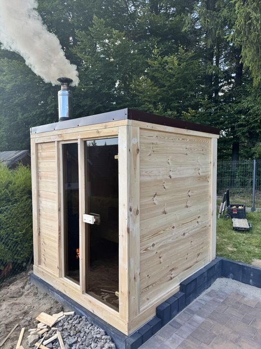 Sauna Ogrodowa , sauna model S DLA 3-5 OSÓB montaż cały kraj