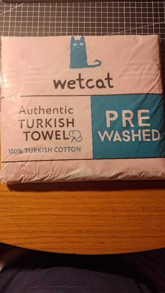 WETCAT Turecki ręcznik Hammam Peshtemal 96 x 180 cm, 100% bawełna