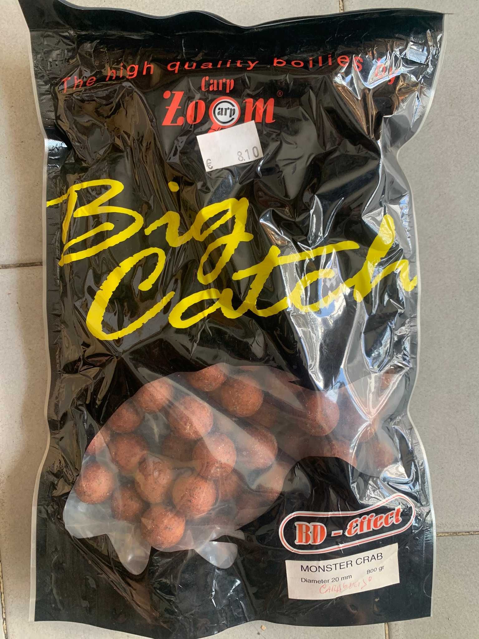 Boilies para pesca