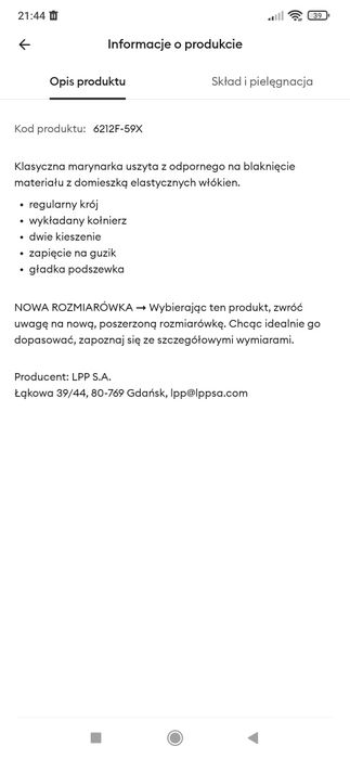 Marynarka żakiet damski