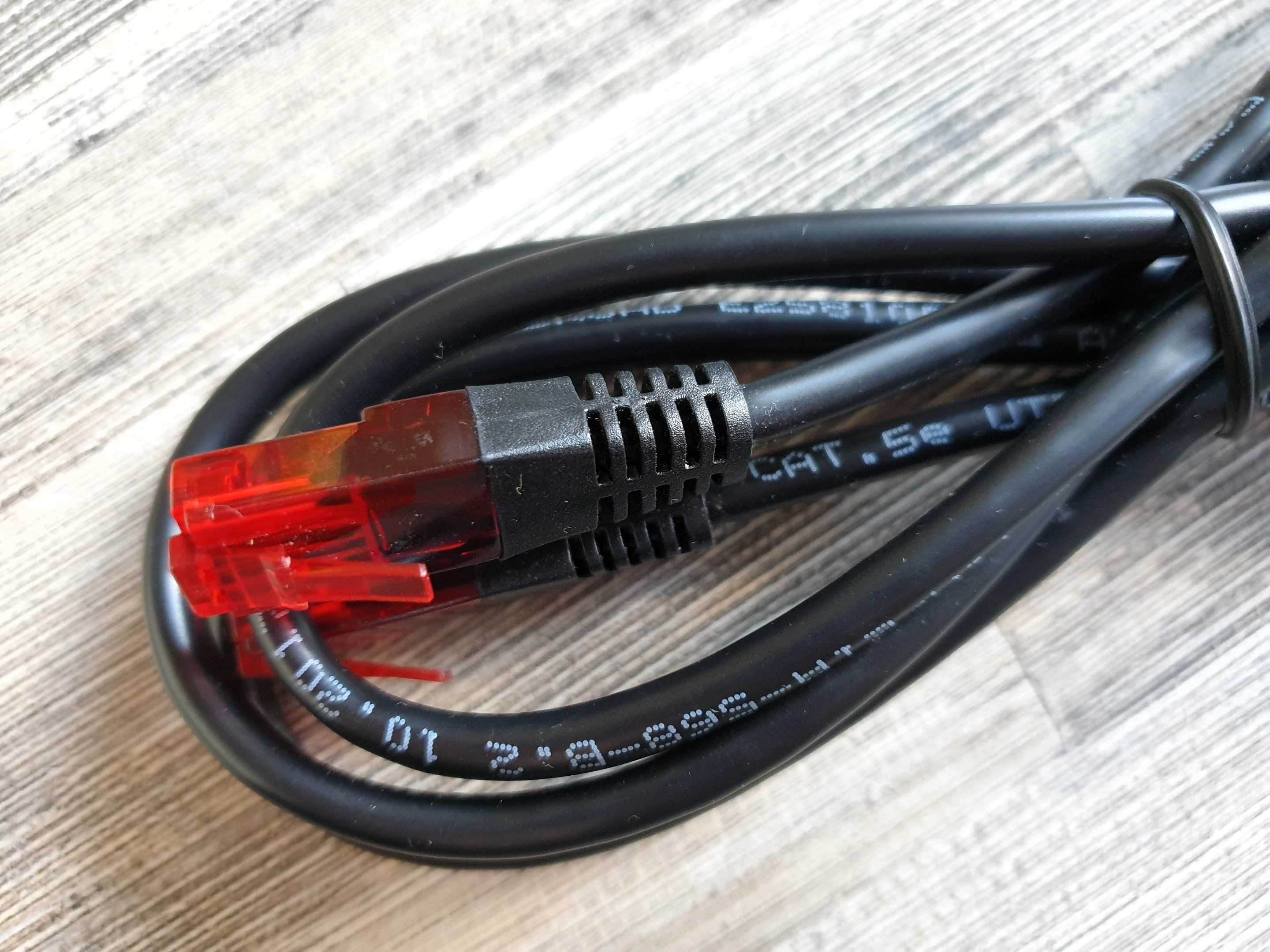 Kabel sieciowy Patchcord Ethernet RJ-45 (LAN) 1,5m - NOWY!