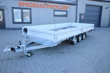 Niewiadów Boss 5.5 x 2.1 burty aluminiowe 3 osie po 1350kg koła 195R13C