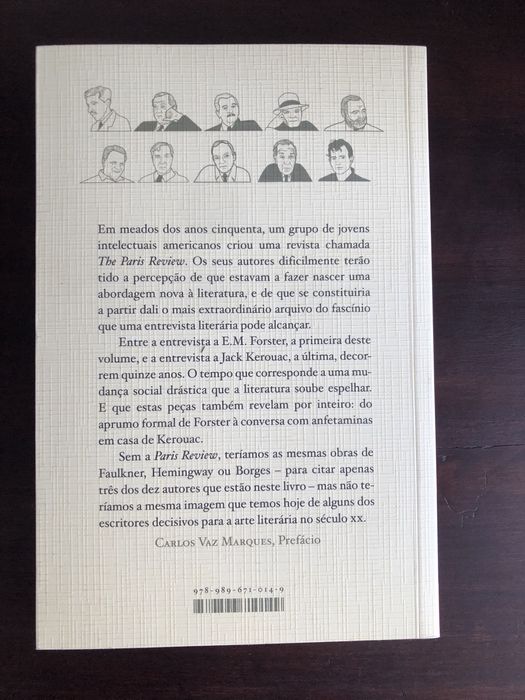 Entrevistas da Paris Review (Tinta-da-China) vols. 1 e 2