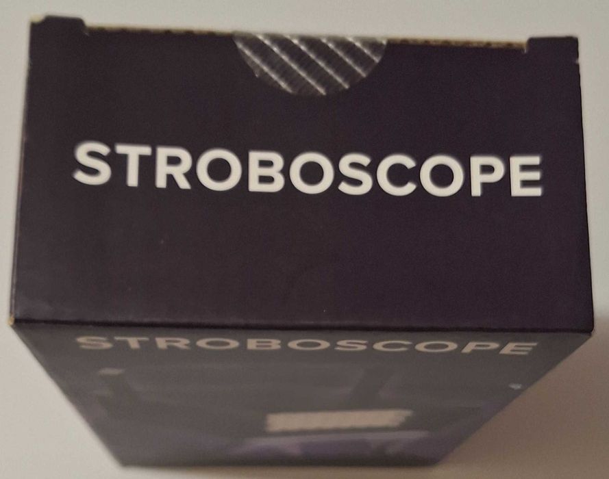 Stroboskop dyskotekowy LED biały 3 TRYBY prędkości zasilanie bateriami