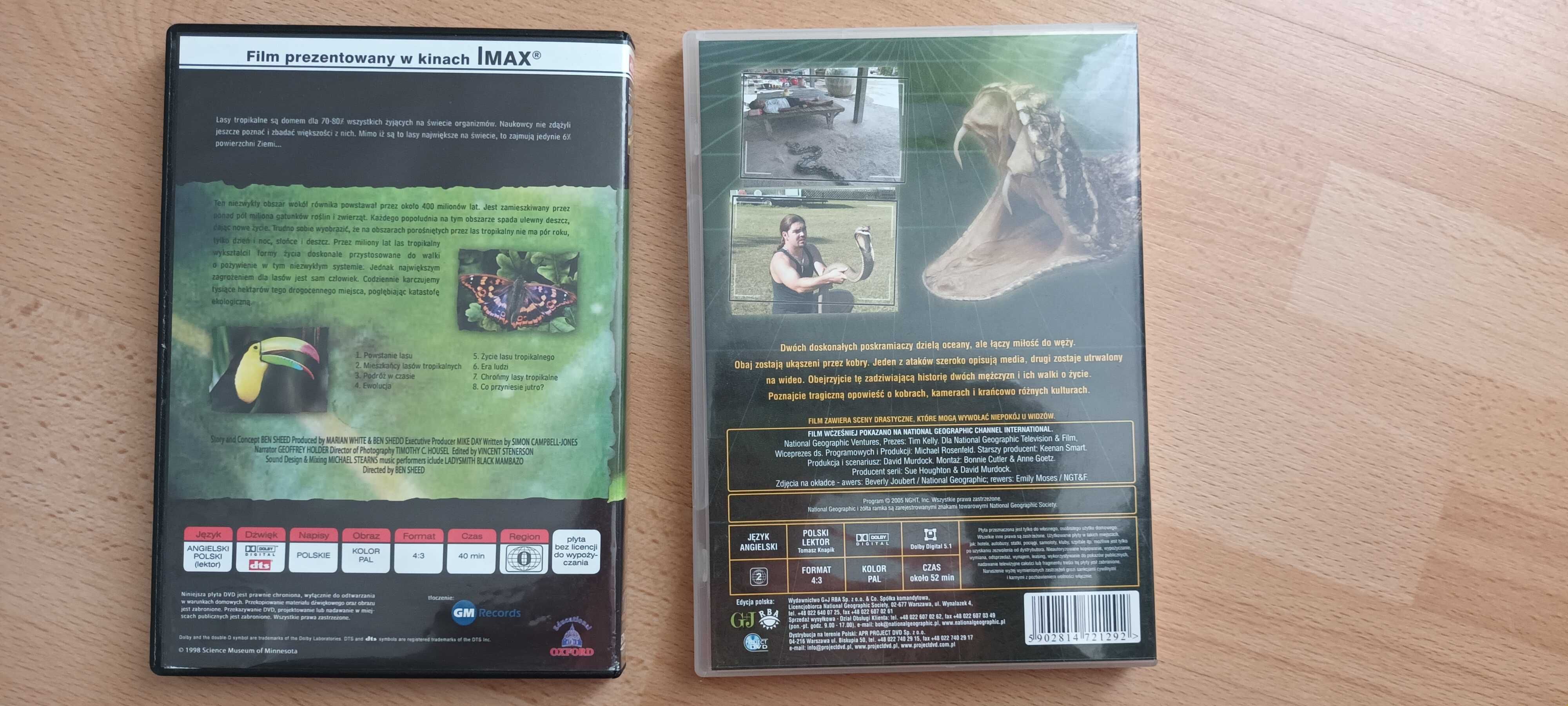 DVD dwa przyrodnicze filmy L