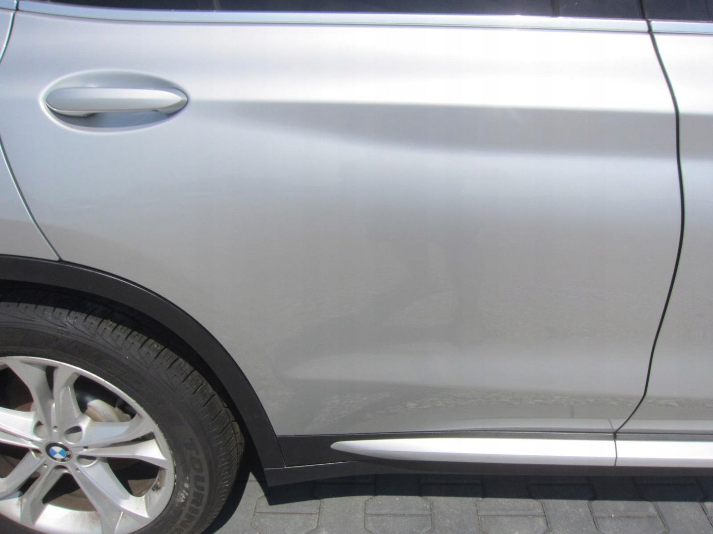 BMW X3 G01 A83 GLACIER SILBER DRZWI PRAWE TYLNE PRAWY TYŁ SREBRNE KOMPLETNE