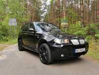 BMW X3 Fabryczny M Pakiet, 286 KM, czarne skórzane wnętrzne,