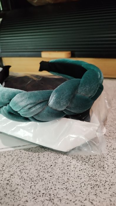 Opaska warkocz mieta