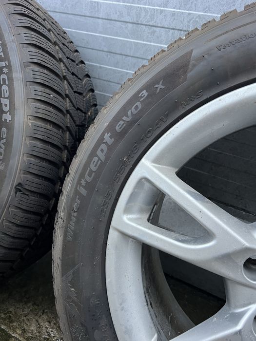 Диски Титанові Audi R18 5.112 з резиною Hankook 235.55R18