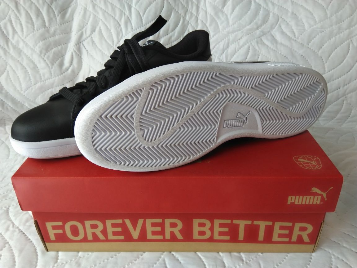 Puma Smash v2 L czarno-białe 38.5, NOWE