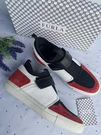 Furla оригінал тренд брендові хайтопи кросівки сліпони 39,40