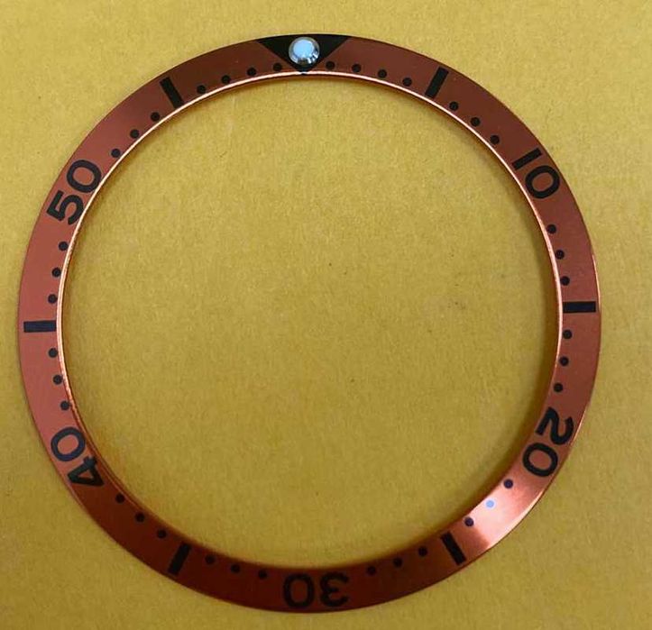 bezel pierscień aluminiowy luna zegarek typu diver