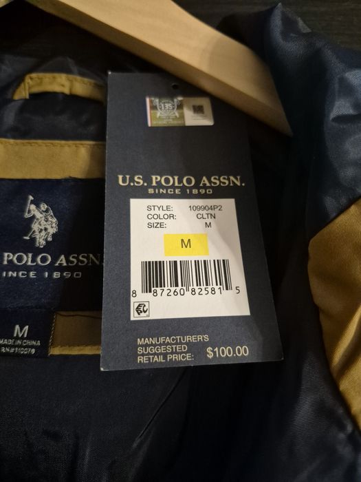 Куртка пуховик U.S. Polo Assn розмір М Оригінал