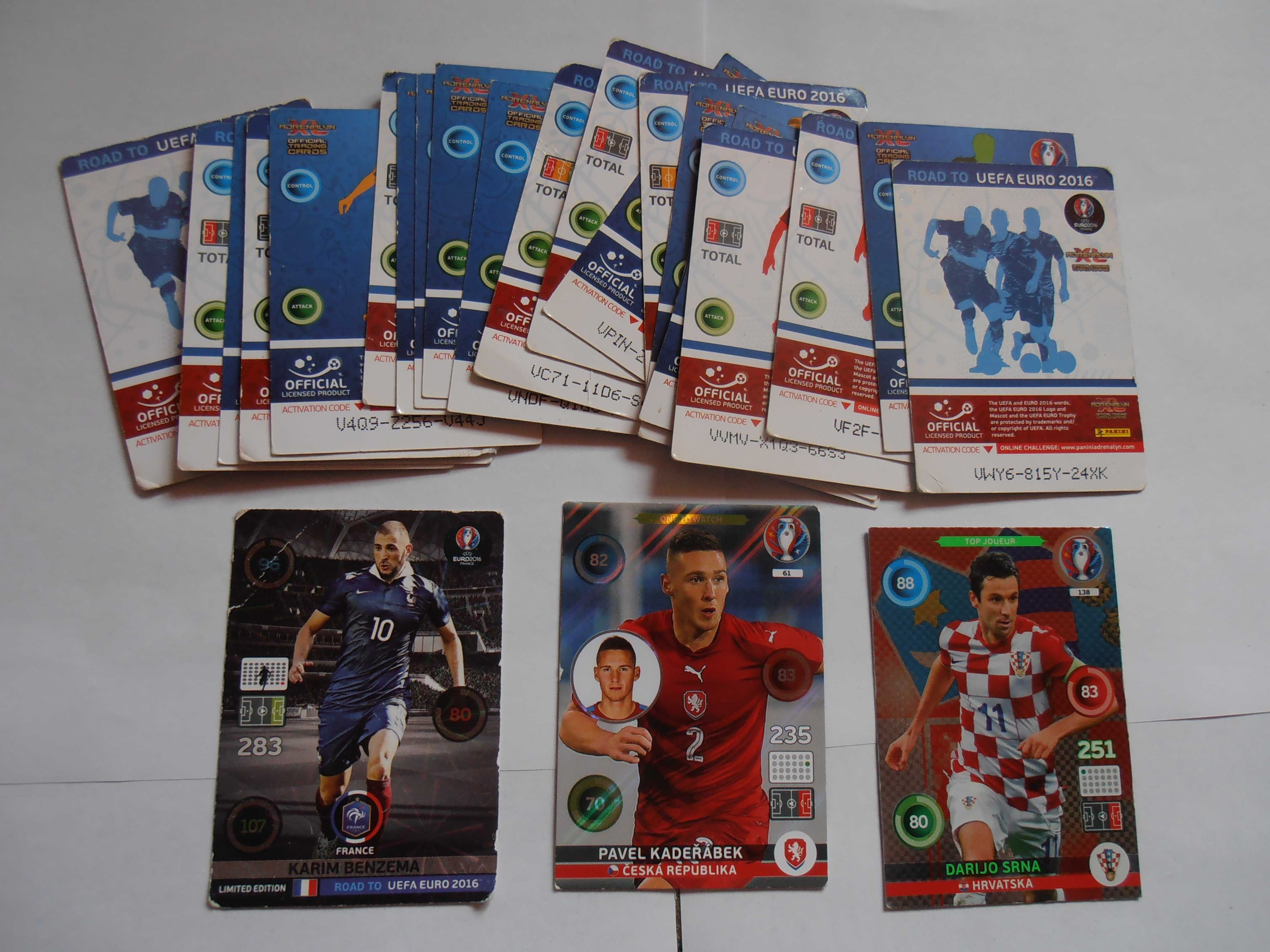 karty Adrenalyn XL Panini UEFA EURO 2016 - 30 szt.