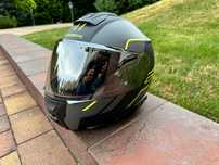 Kask szczękowy Schuberth C5 Master Yellow (M) + interkom SENA SC2
