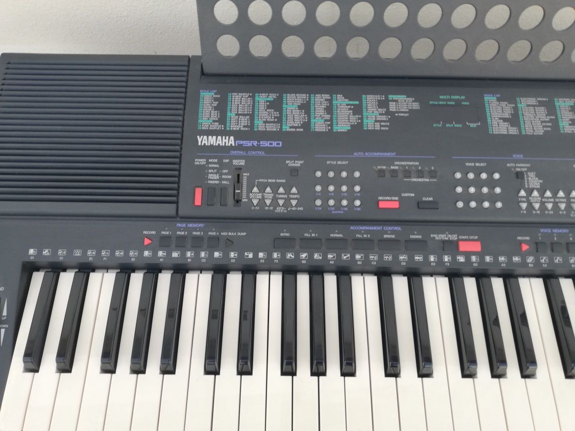 Yamaha PSR 500 Teclado Eletrónico