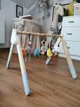 Stojak z zawiszkami drewniany PolarB Baby gym