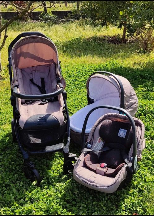 Trio Peg-perego (alcofa, babycoque e chassi de passeio)