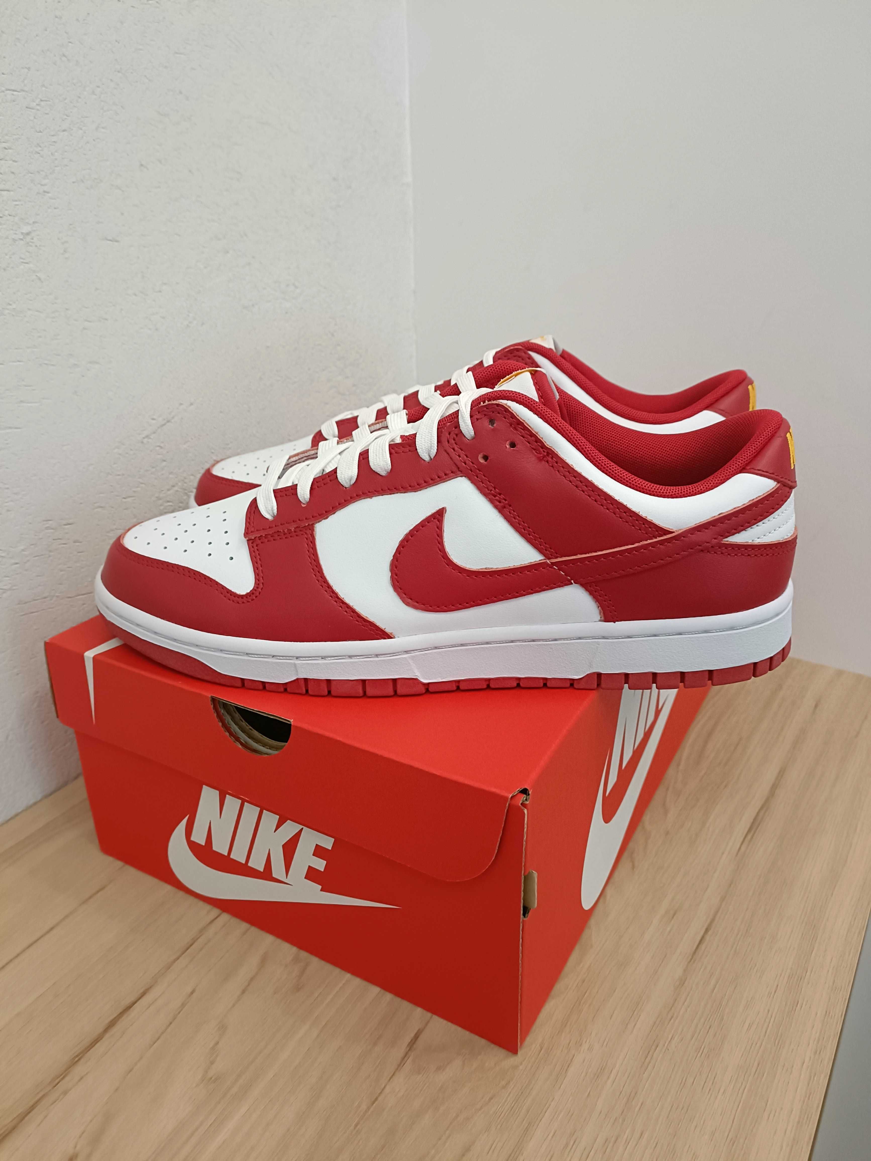 Buty Nike Dunk Low USC Gym Red rozmiar 44,5 wkładka 28,5 cm