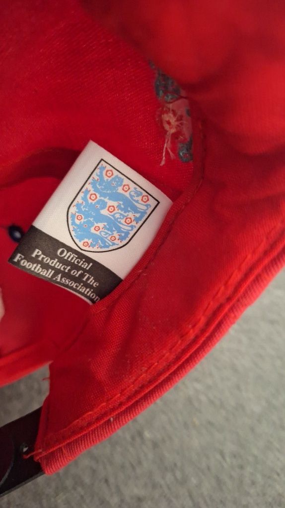 czapeczka z daszkiem England Three Lions 90's hat, vintage rare footba
