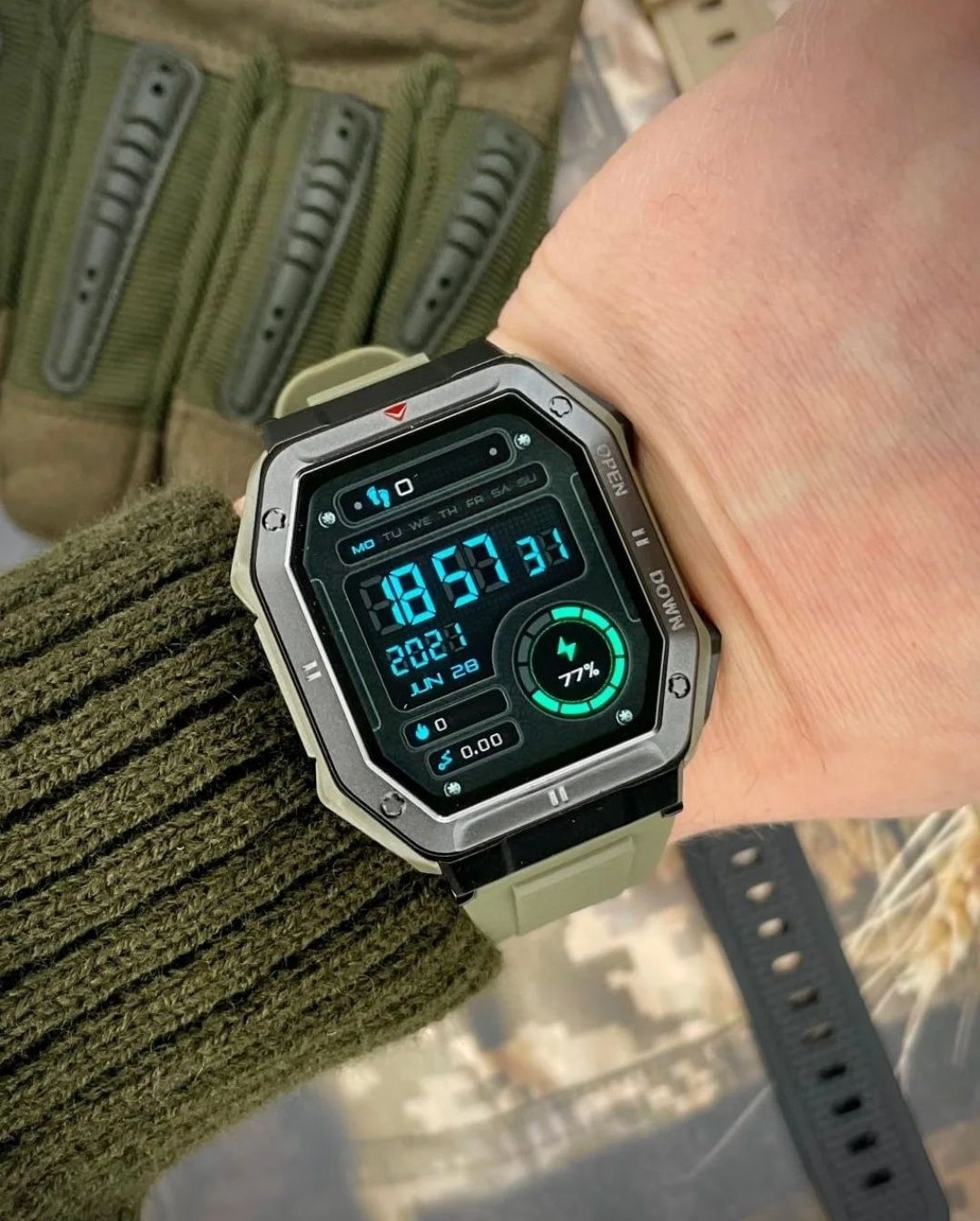 Розумний смарт годинник Modfit Shockwave .Гарантія 12-місяців. 
◻️ М