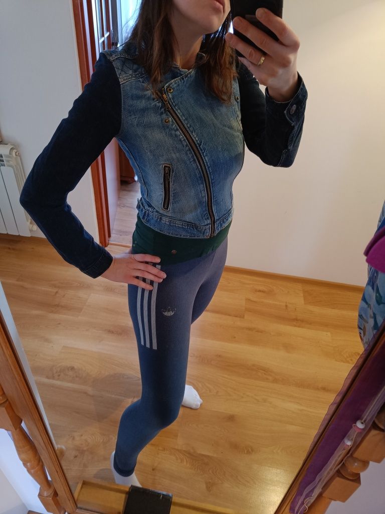 Kurtka jeansowa 38 M H&M jeansówka bawełniana