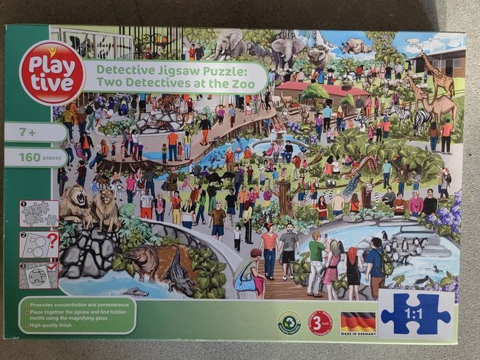 Playtive Detective Puzzle Wersja Niemiecka