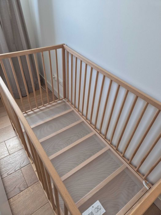Łóżeczko drewniane Ikea