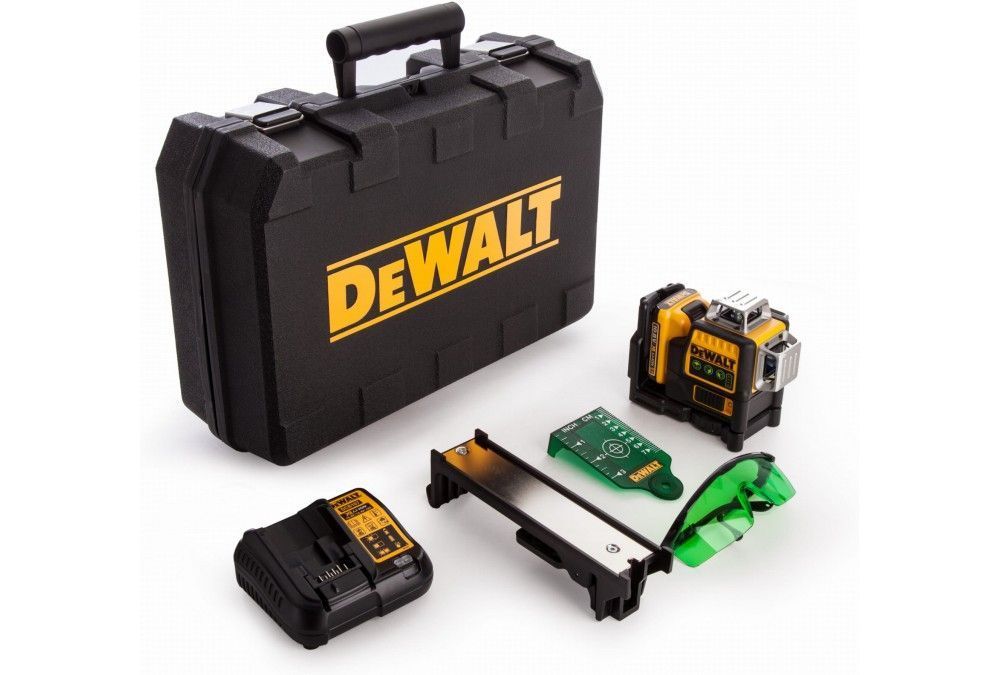 Laser Liniowy 3-Płaszczyznowy 10,8V 2,0Ah Zielona Wiązka DeWalt