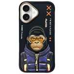 Etui Nimmy Cool&Cute 2.0 Monkey na iPhone 16 - czarne