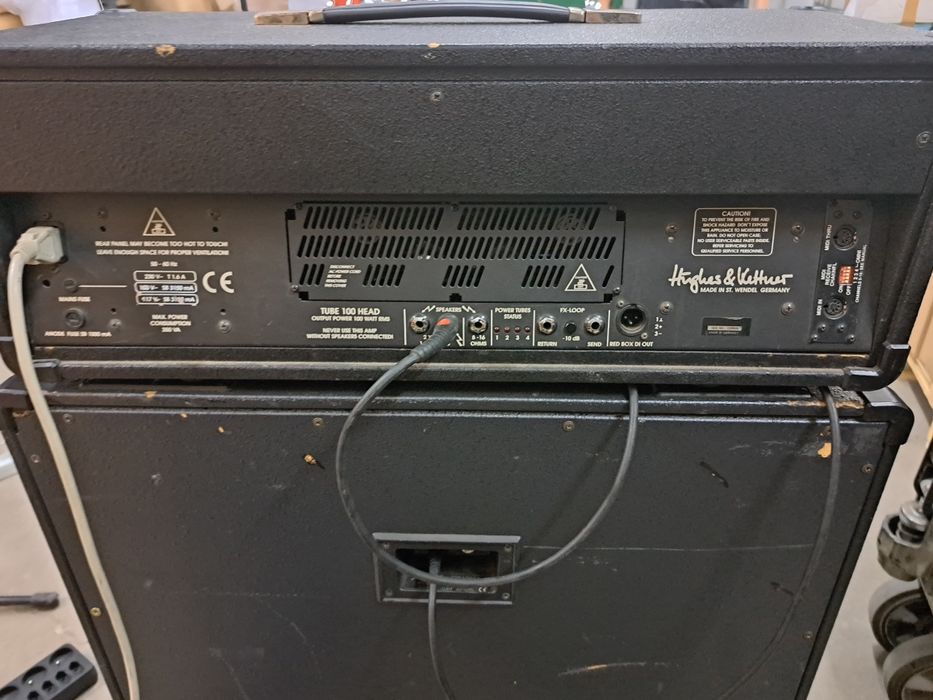 Head + kolumna (combo) Hughes Kettner (kanały Marshall Fender Mesa)