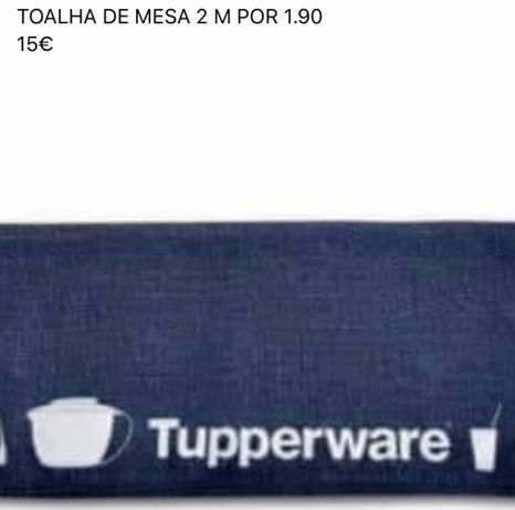 Toalha NOVA Tupperware