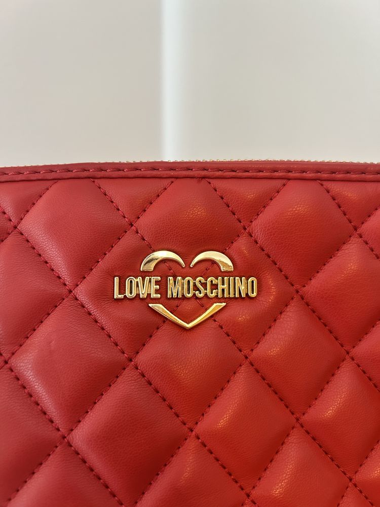 Mala Love moschino vermelha