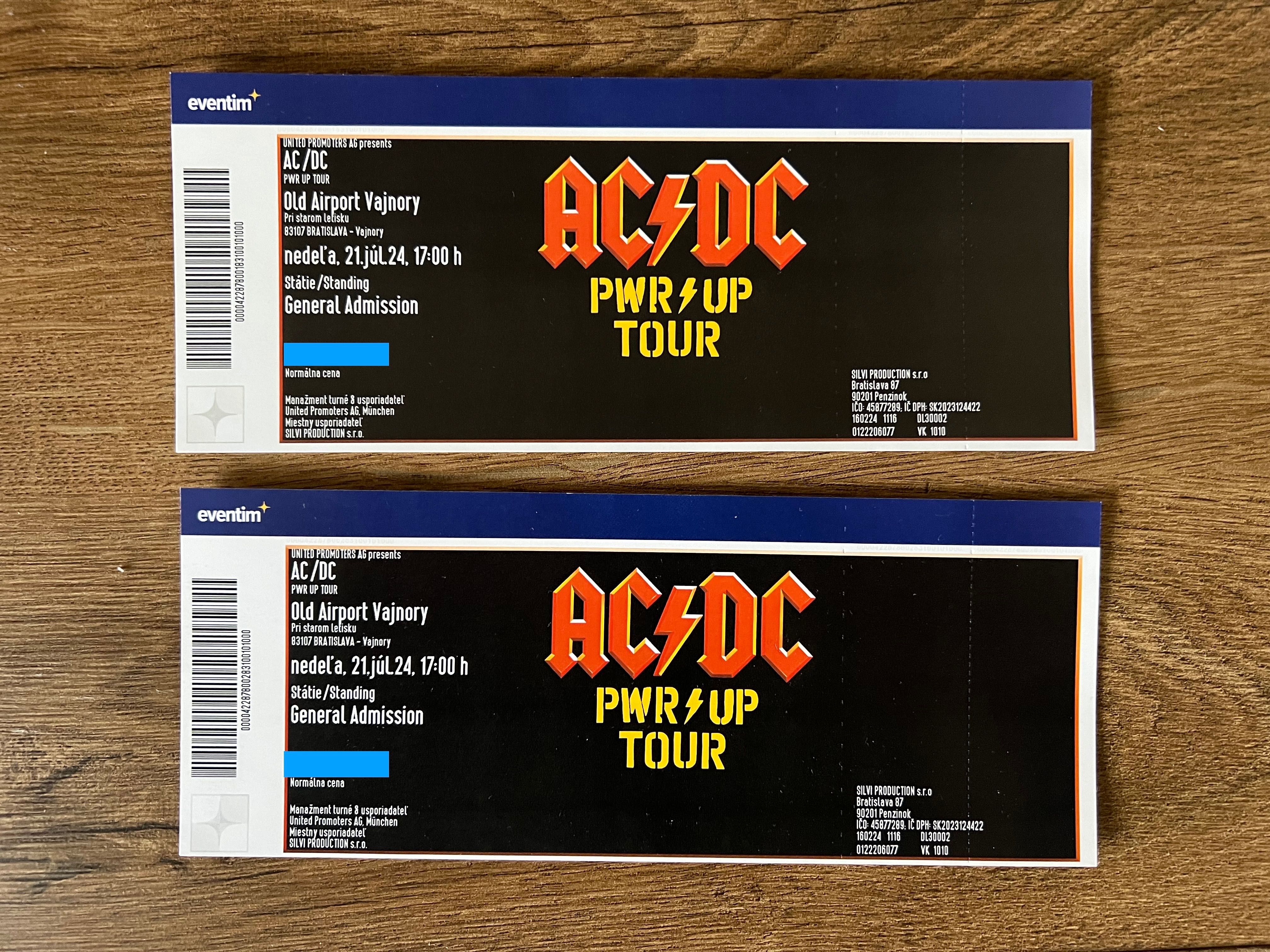 Bilety AC/DC - Bratysława 21.07.2024 - Rezerwacja