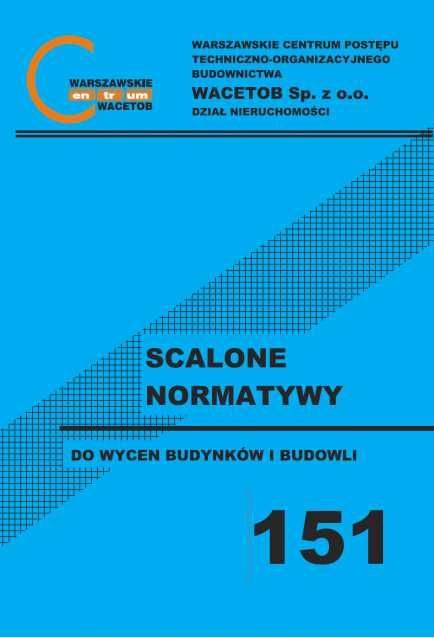 Scalone Normatywy do wycen budynków nr 151 - 1 kw 2025