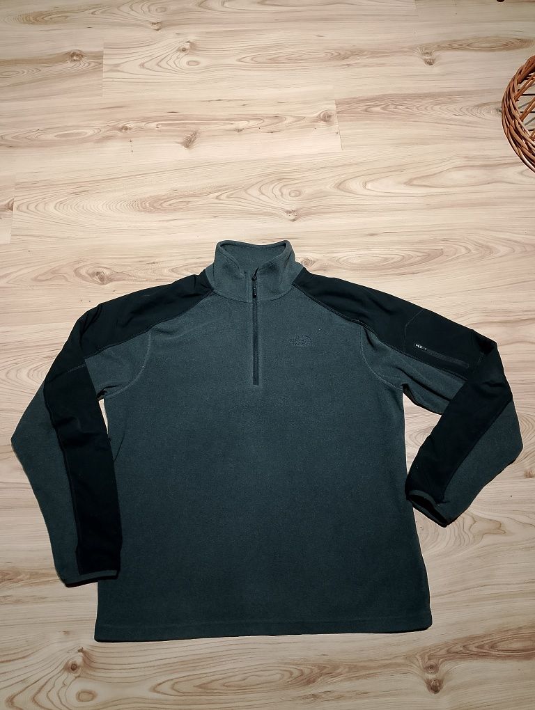 Szary Kurtka Polar The North Face Polartec Recykled Quarter Zip