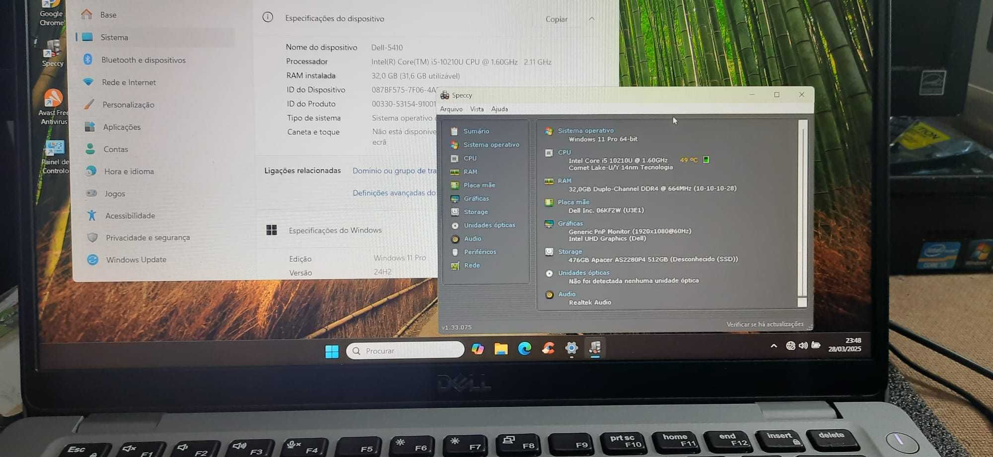 Dell Latitude 5410 10ªG|14"FULLHD|i5-10210u-4.2G|16G|NVMe512G|R+M|W11